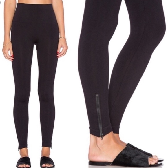 spanx side zip leggings